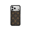 Brown Monogram MagSafe Case for iPhone 12-17 Series
