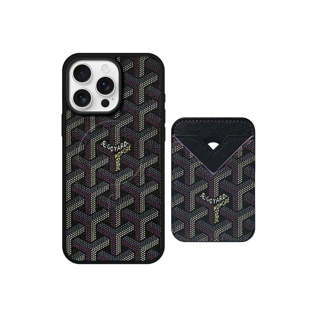GD Vintage Leather Case Magsafe Card-Holder For iPhone 12-17