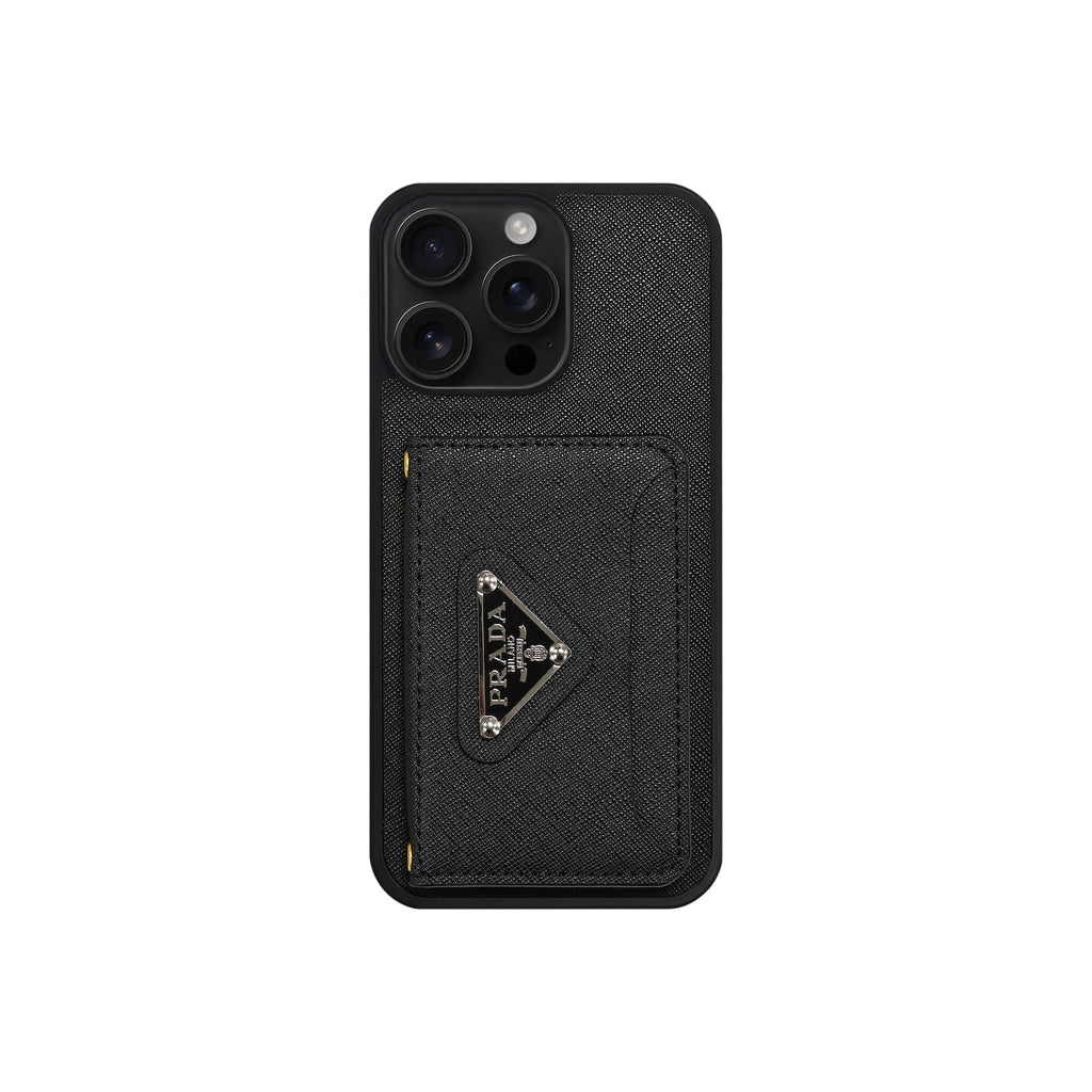 Luxury Phone Case Logo Card Holder & Lanyard For iPhone 12-17