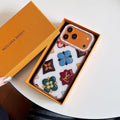 Multicolor Monogram White Case iPhone