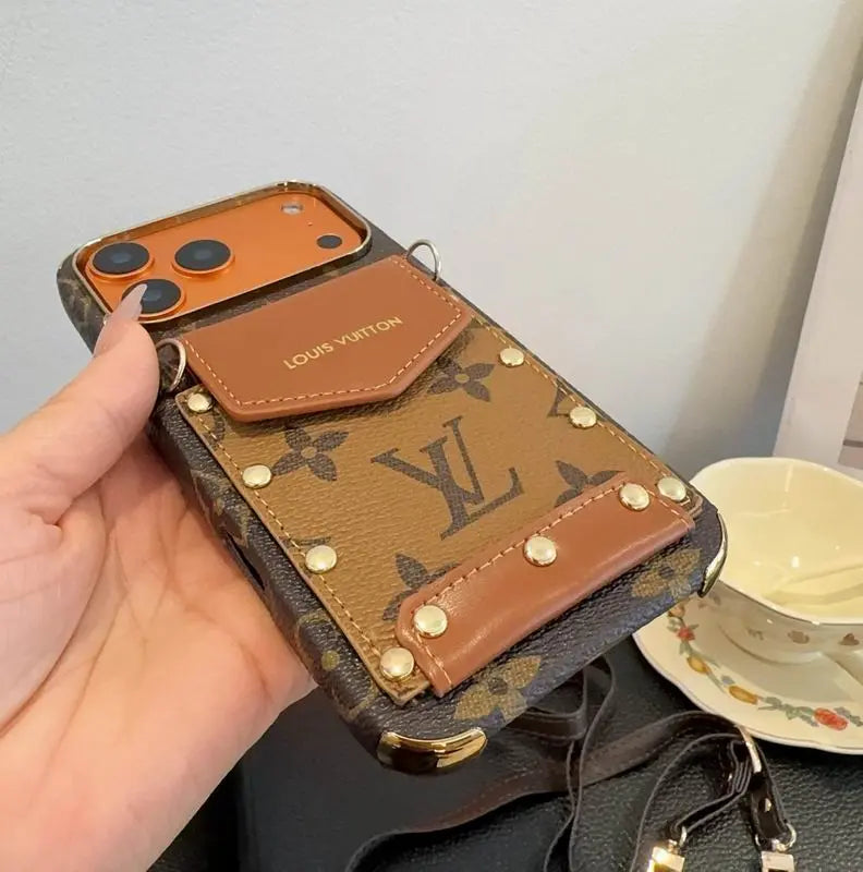 Luxury Phone Case with Strap For iPhone 17/ 16/ 15/ 14