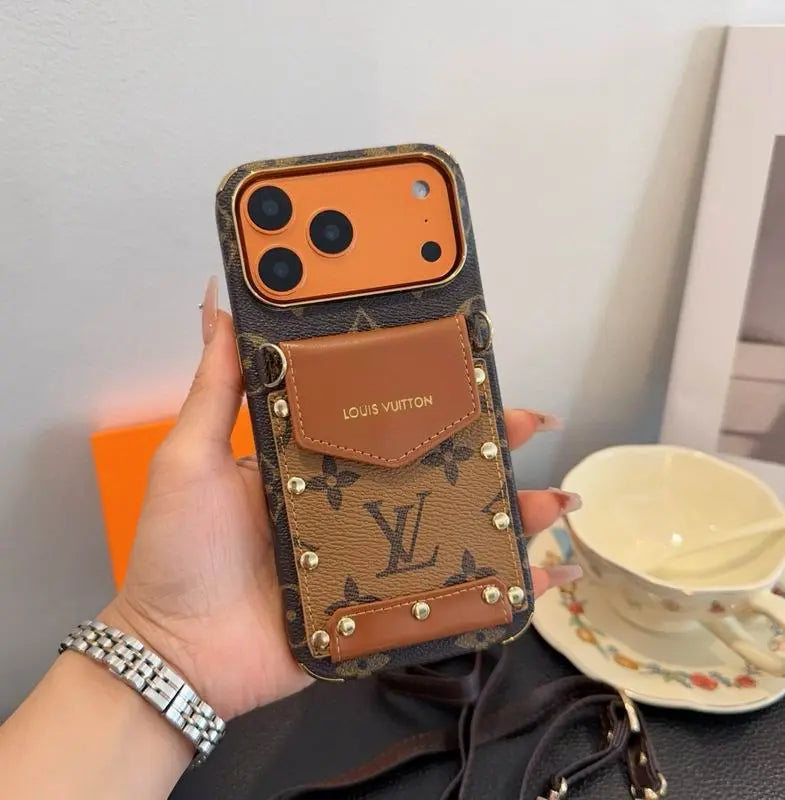 Luxury Phone Case with Strap For iPhone 17/ 16/ 15/ 14