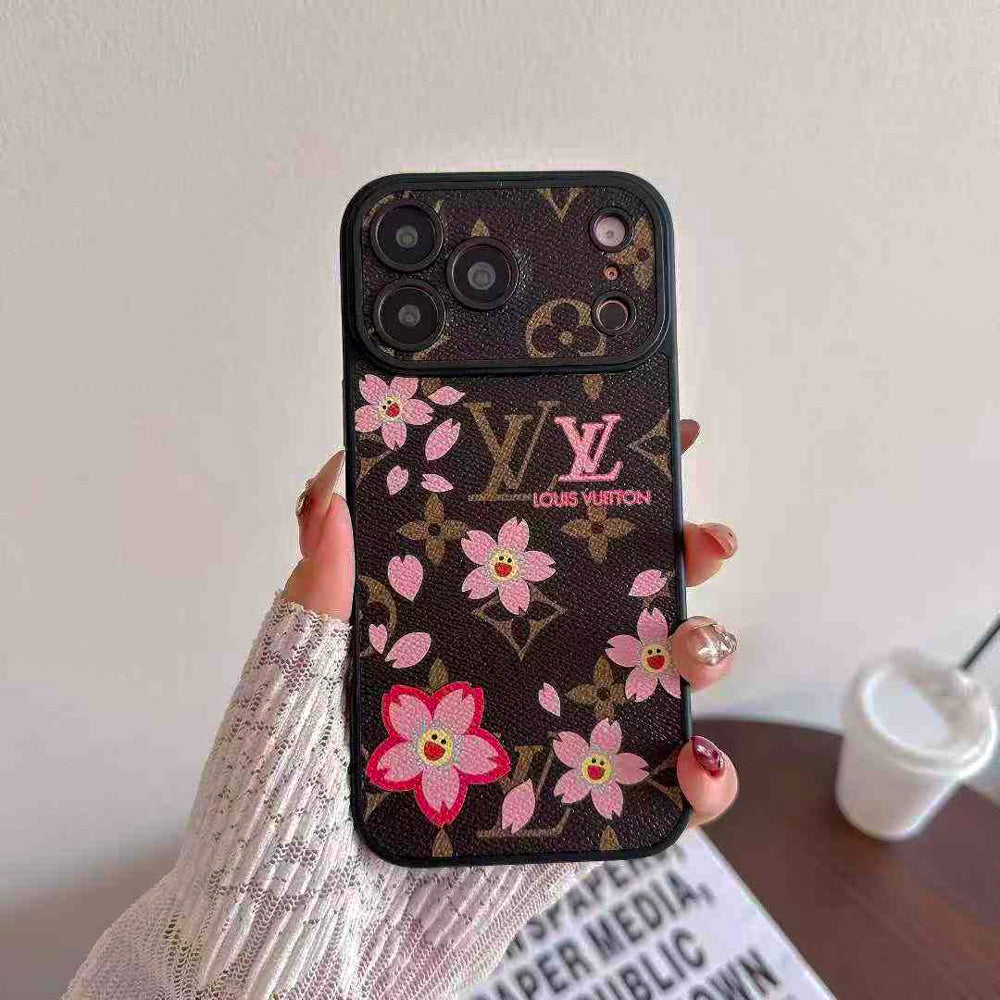 Character Collaboration Monogram Phone Case for iPhone 13-17 Series