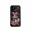 Character Collaboration Monogram Phone Case for iPhone 13-17 Series