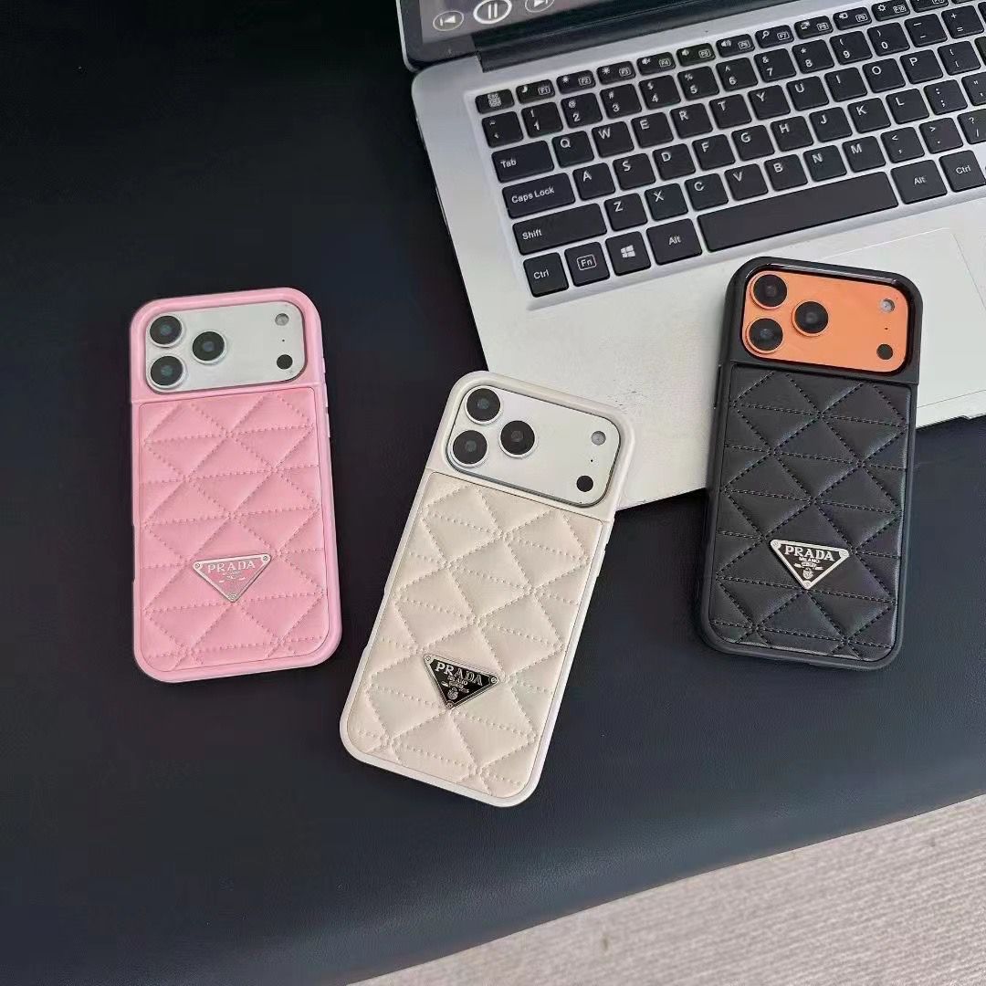 Luxury Quilted Leather iPhone Case