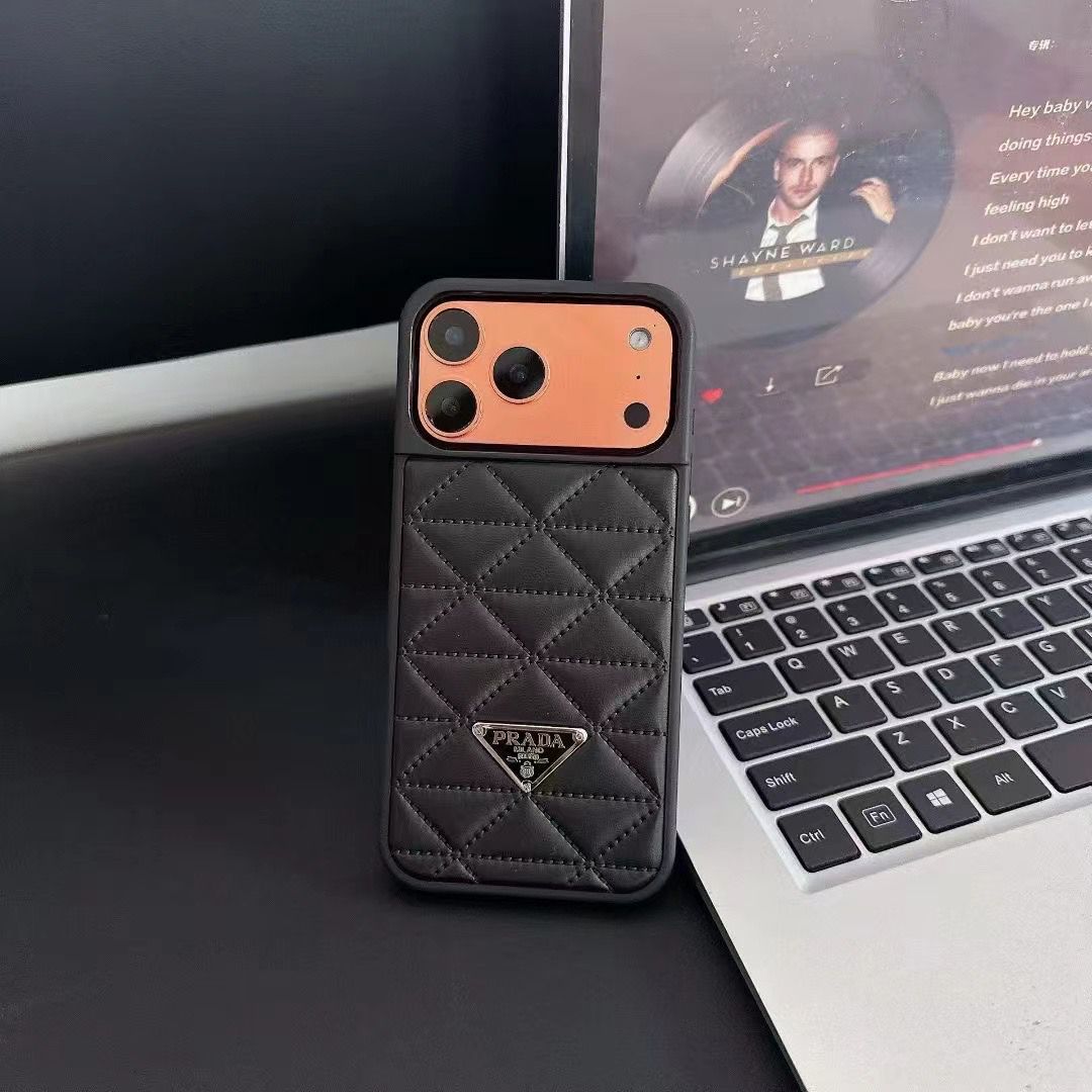 Luxury Quilted Leather iPhone Case