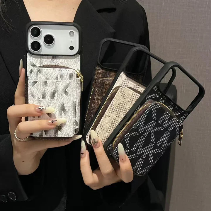 Luxury Wallet Pouch iPhone Case