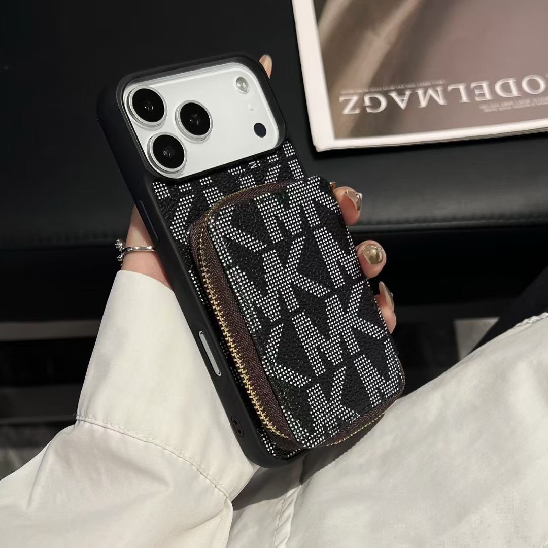 Luxury Wallet Pouch iPhone Case