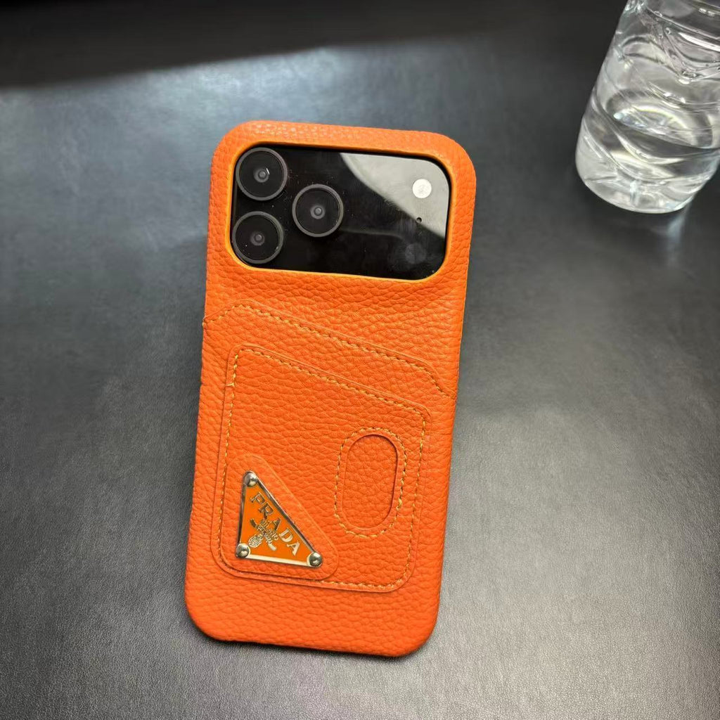 Stylish Case with Card Holder For iPhone 13-17
