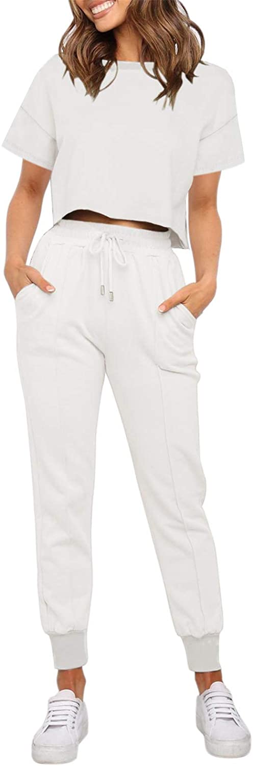 Luxuii Crop Top Jogger 2PC Lounge Sets