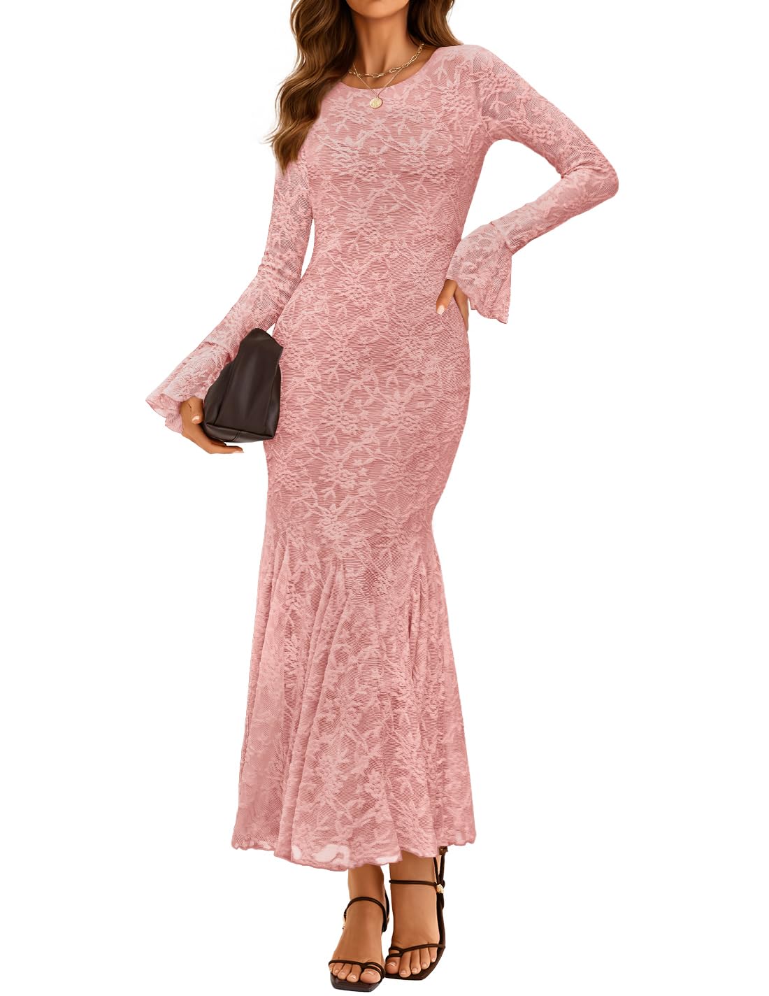 Luxuii Bodycon Fall Fashion Floral Sexy Mermaid Wedding Dresses