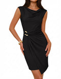 Luxuii Summer Wedding Guest Bodycon Formal Cocktail Party Short Dress