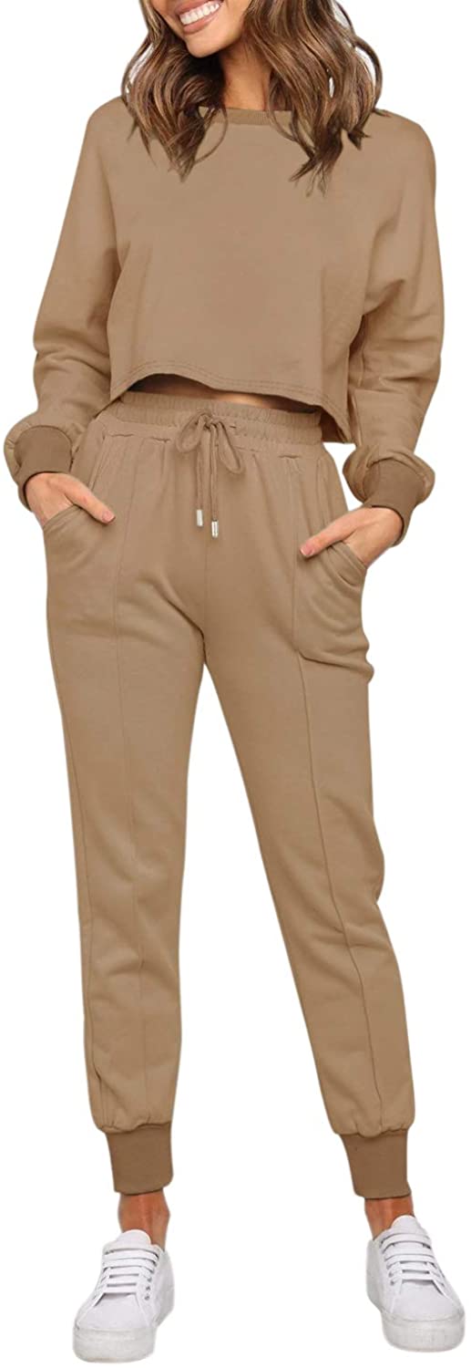 Luxuii Crop Top Jogger 2PC Lounge Sets