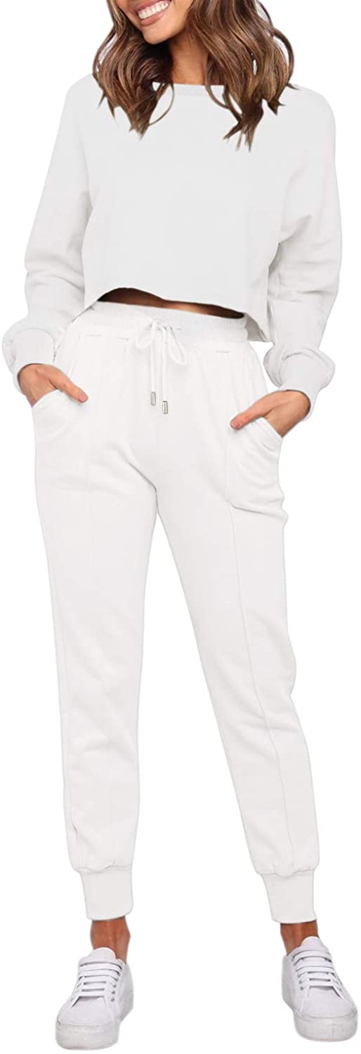 Luxuii Crop Top Jogger 2PC Lounge Sets