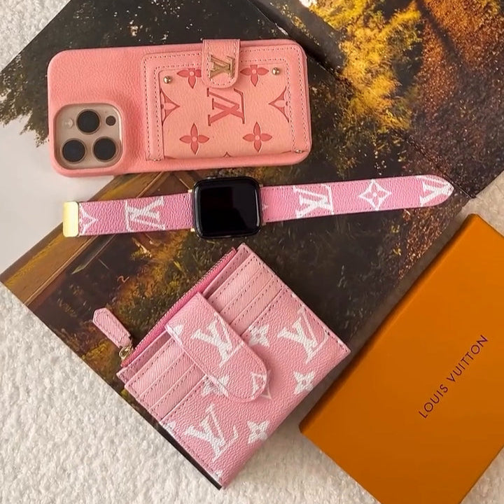 Luxury Leather Card Holder Phone Case for iPhone 17 / 16 / 15 / 14