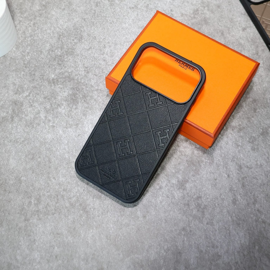 Stamped Leather Case For iPhone 17 / 16 / 15 / 14