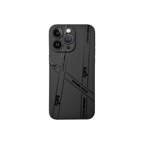 All Black Phone Case For iPhone 12-17