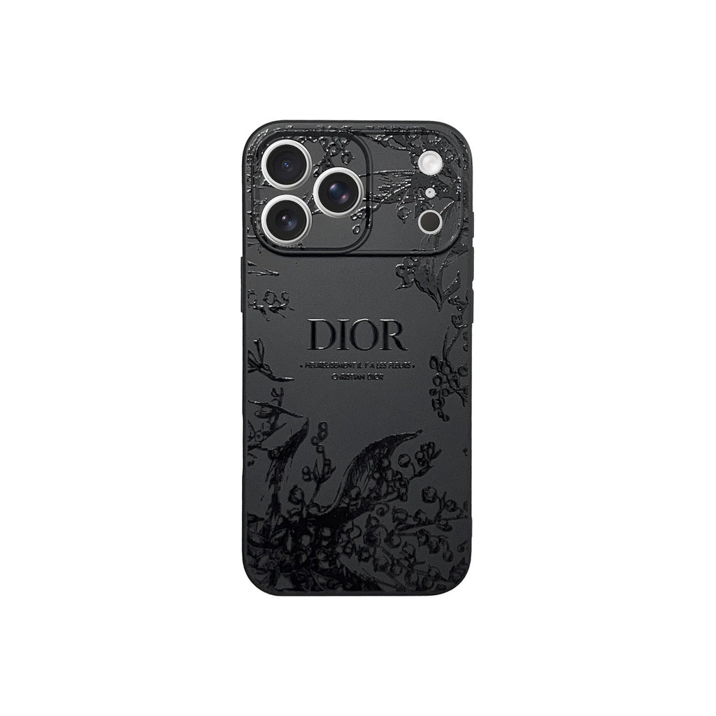 Premium Black Phone Case For iPhone 12-17