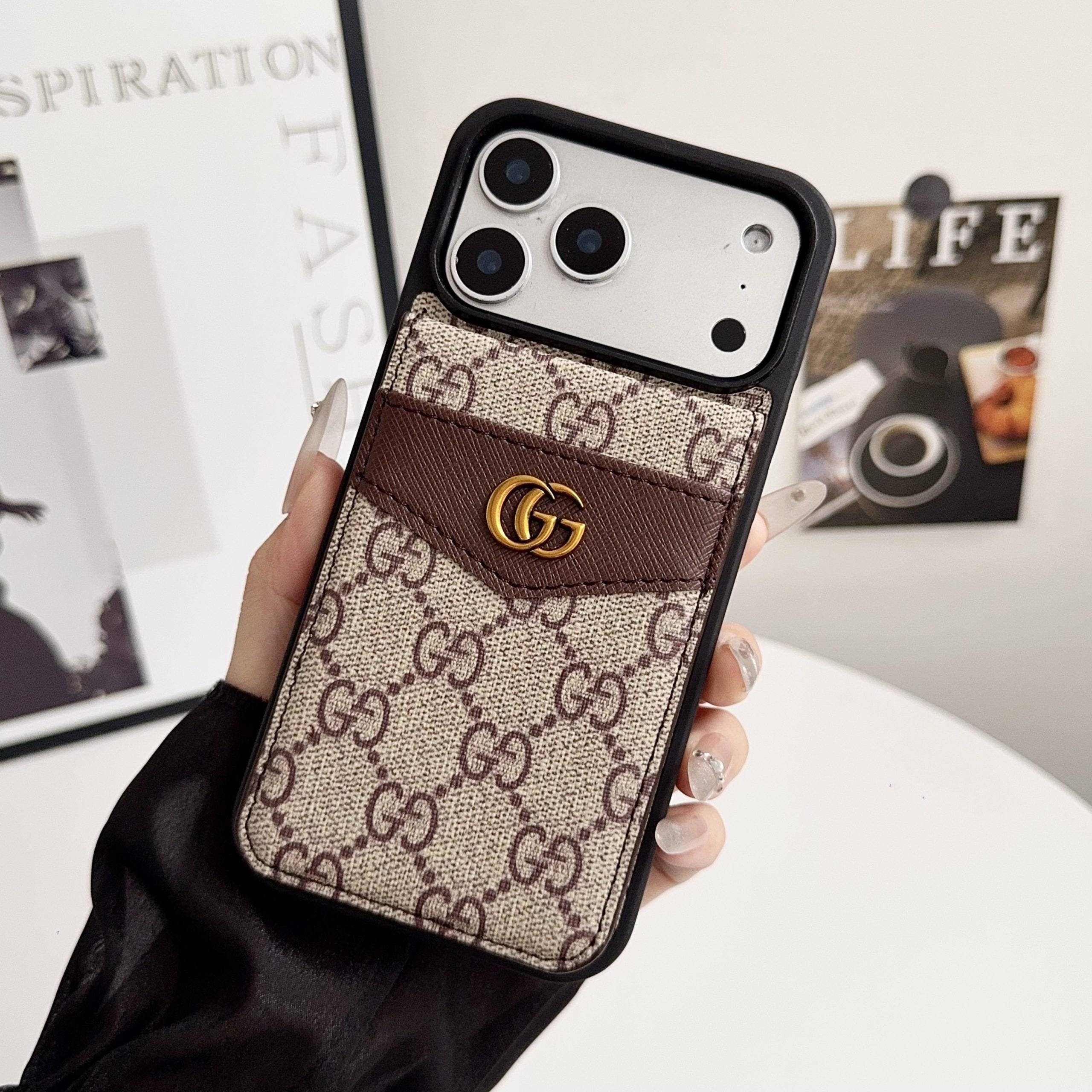 Card Holder Case For iPhone 12-17
