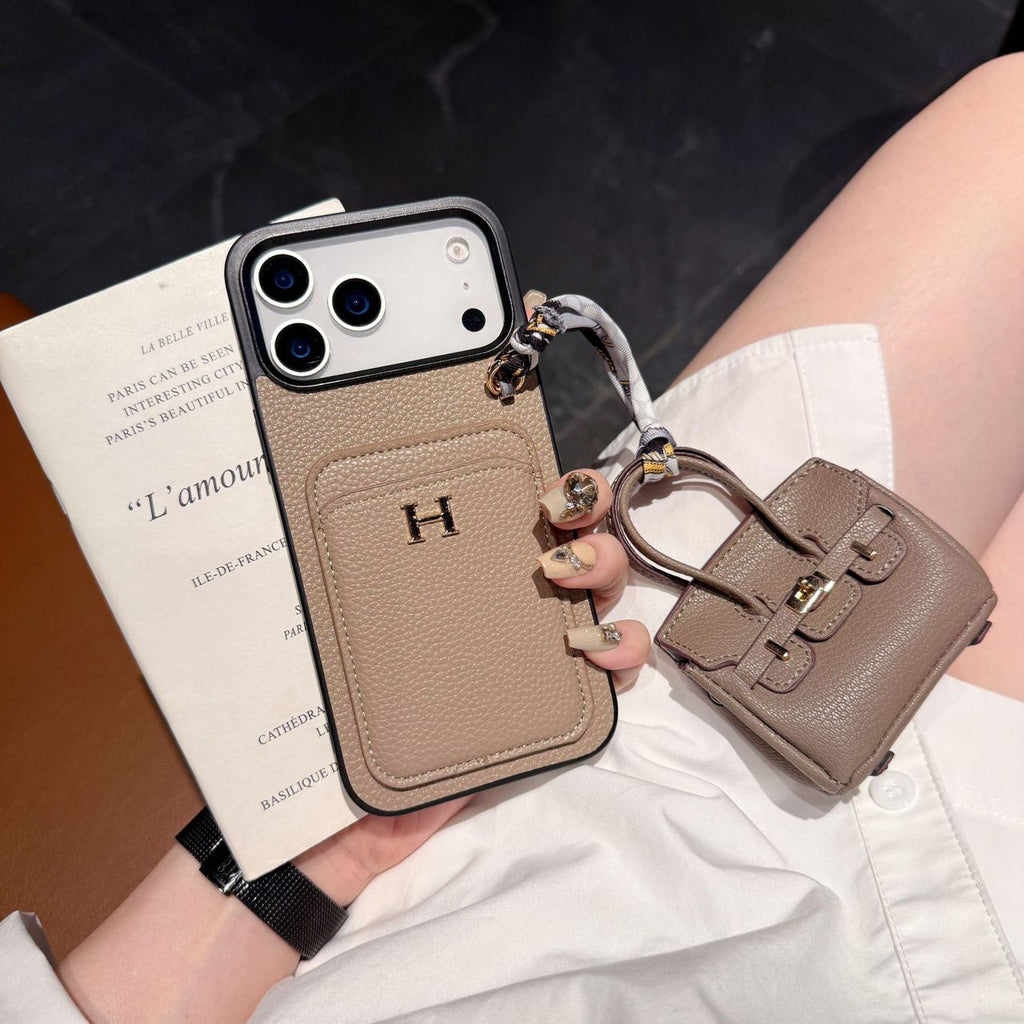 Luxury Case with AirPods Case For iPhone 14-17
