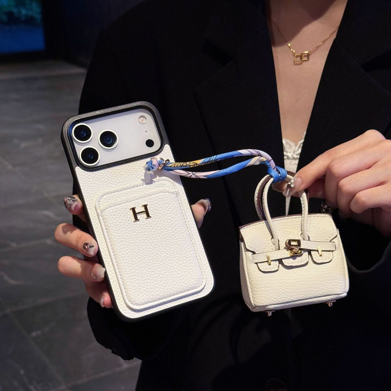 Luxury Case with AirPods Case For iPhone 14-17