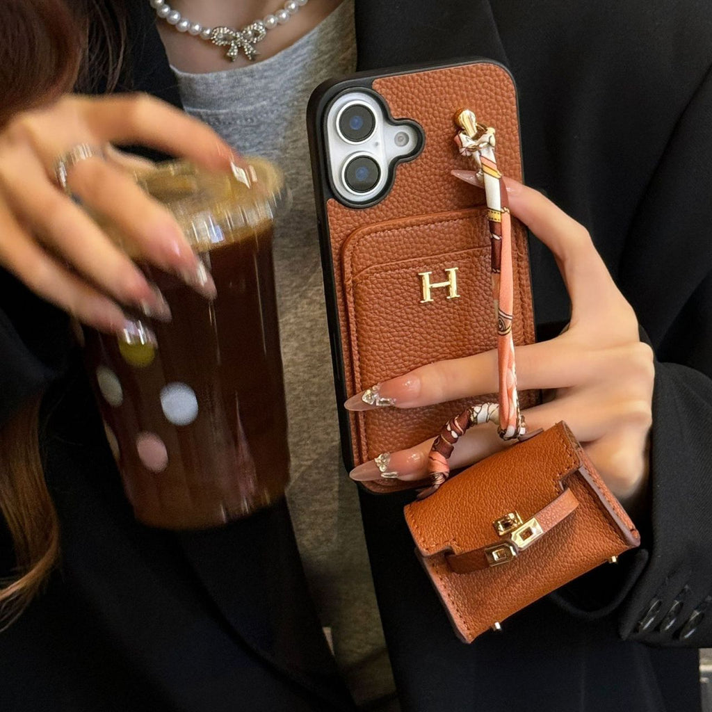 Luxury Case with AirPods Case For iPhone 14-17