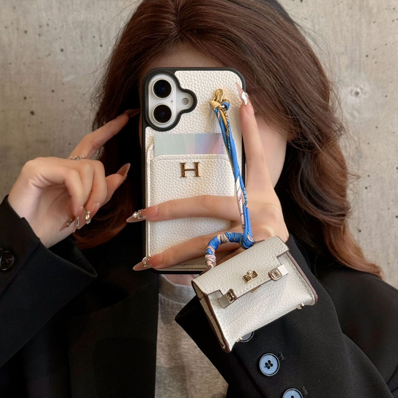 Luxury Case with AirPods Case For iPhone 14-17