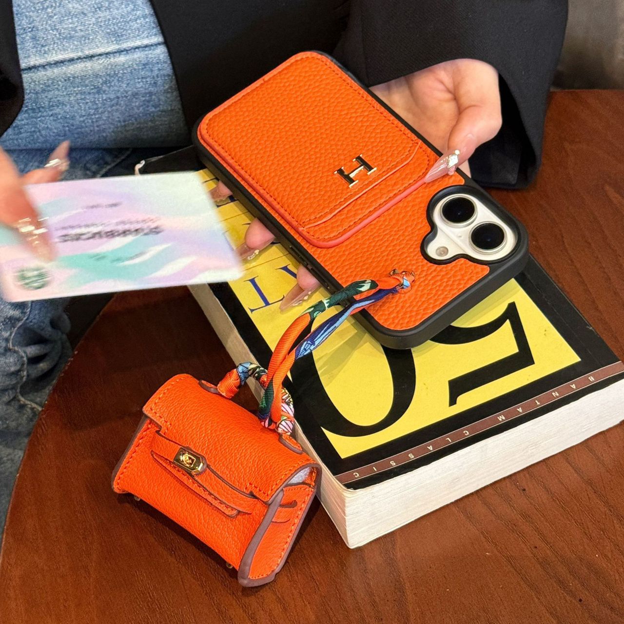 Luxury Case with AirPods Case For iPhone 14-17