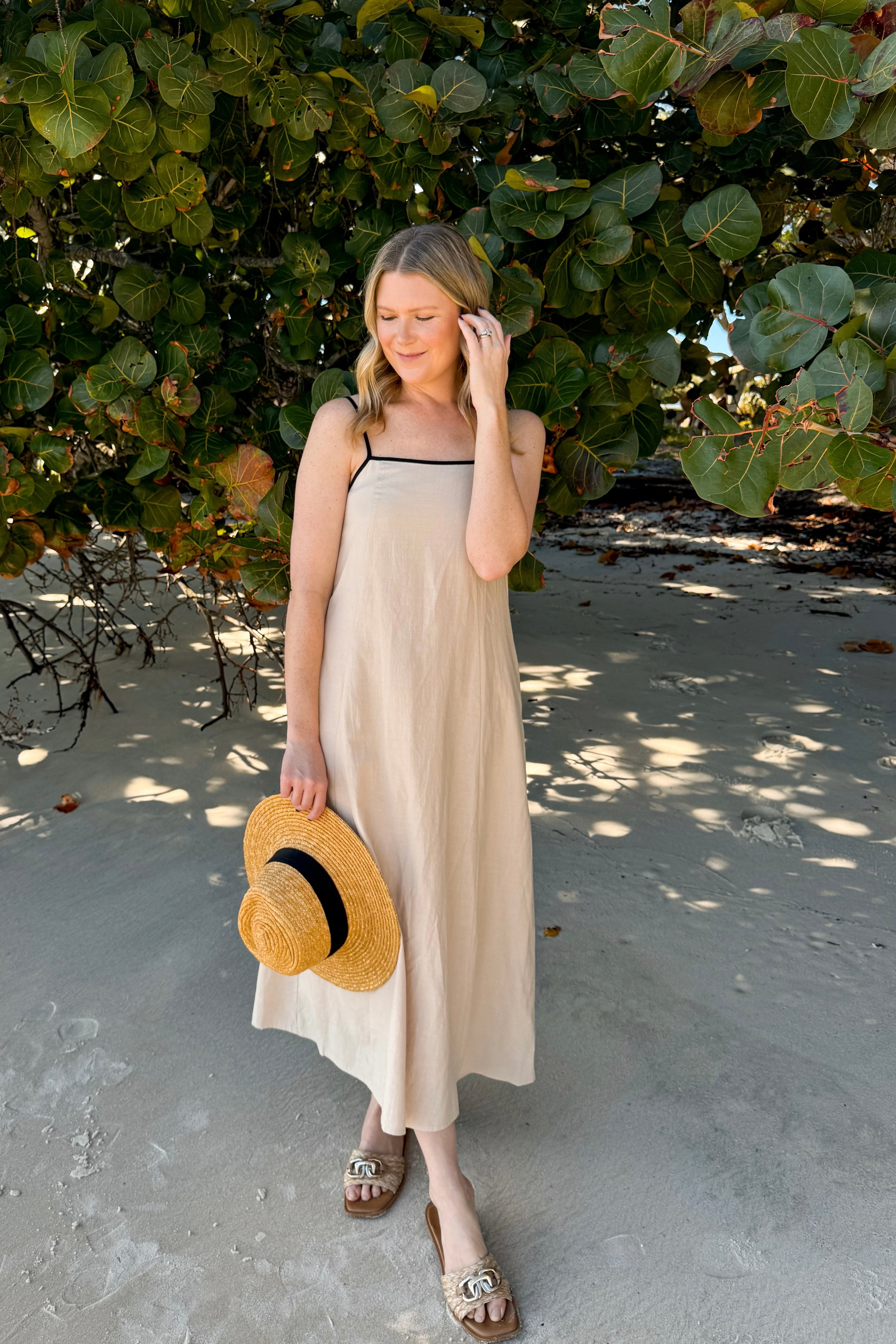 Luxuii Boho Sleeveless Spaghetti Straps Beach Party Long Dresses
