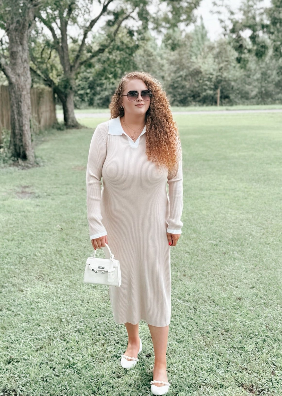 Luxuii V Neck Ribbed Knit Causal Color Block Bodycon Dress