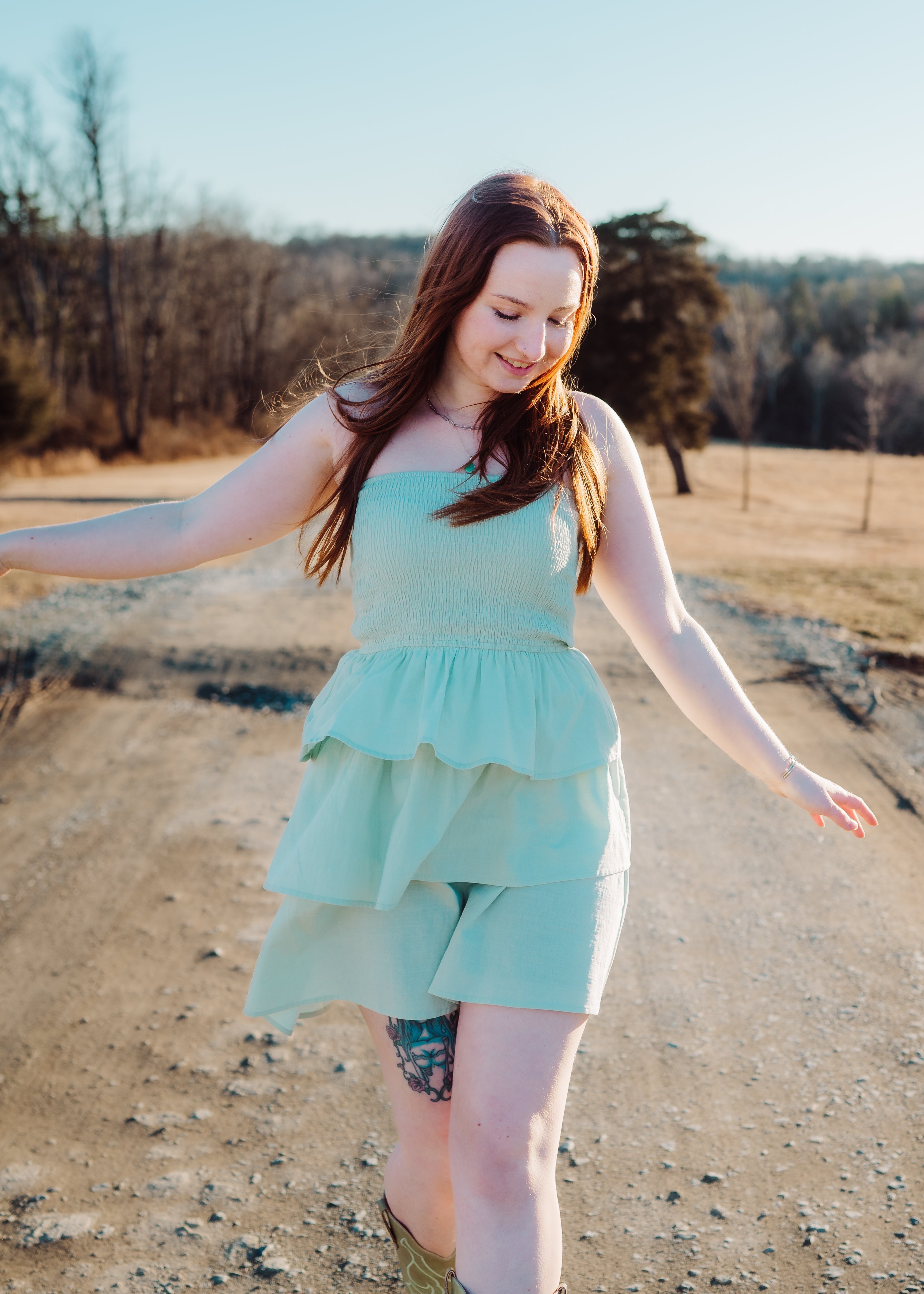 Luxuii Strapless Smocked Tube Dress Off Shoulde Mini Sundress