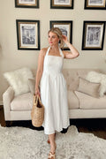 Luxuii Sleeveless Halter Off Shoulder High Waist Beach Long Dresses