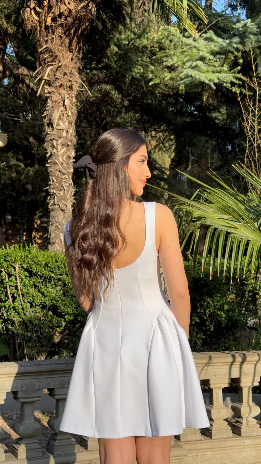 Luxuii Cocktail Boat Neck Backless Swing Wedding Club Party Dresses