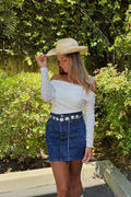 Luxuii Long Sleeve Floral Tops Cowl Neck Slim Fit Going Out Shirts
