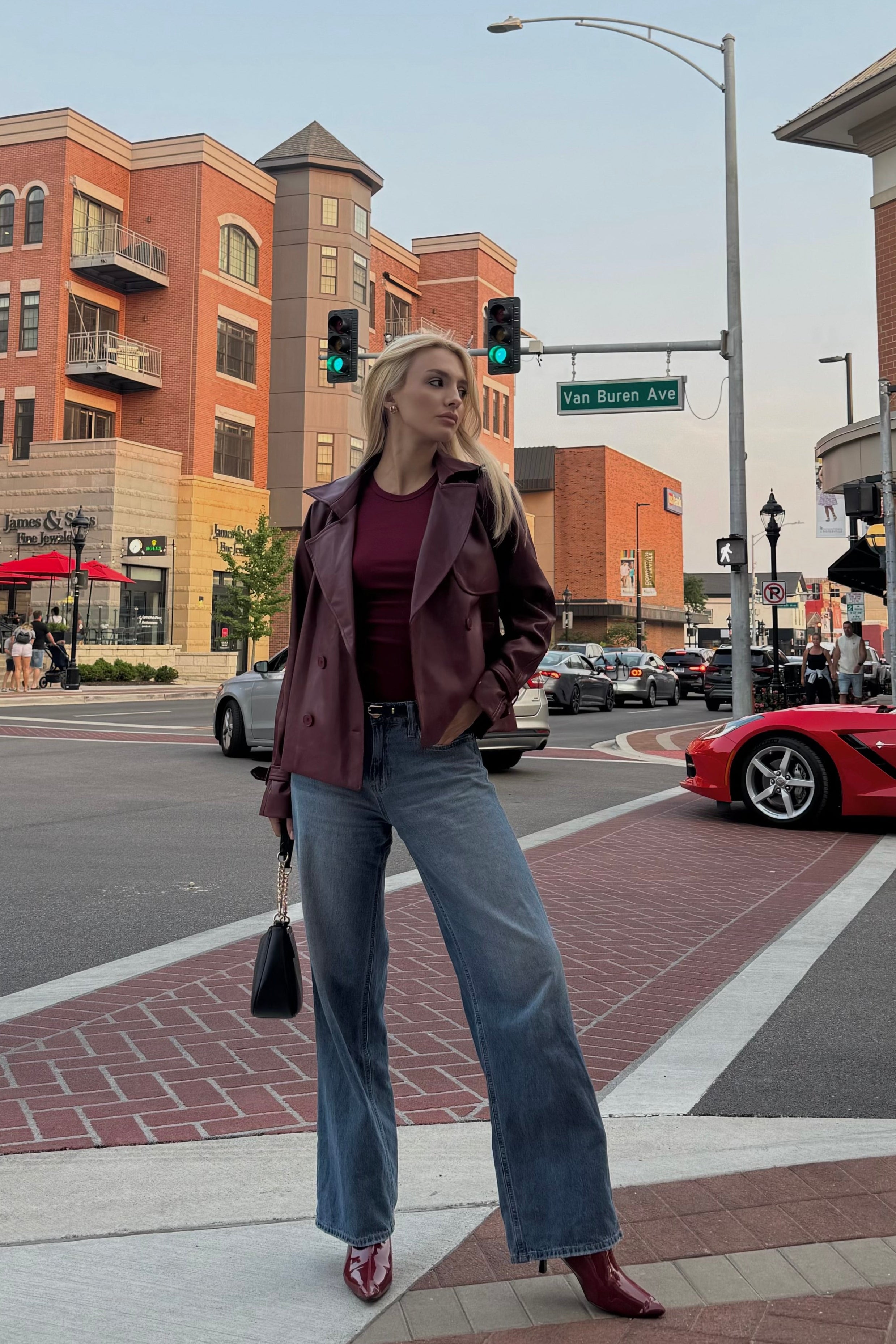 Luxuii Faux Leather Jackets Oversized Button Motorcycle Coats Outwear