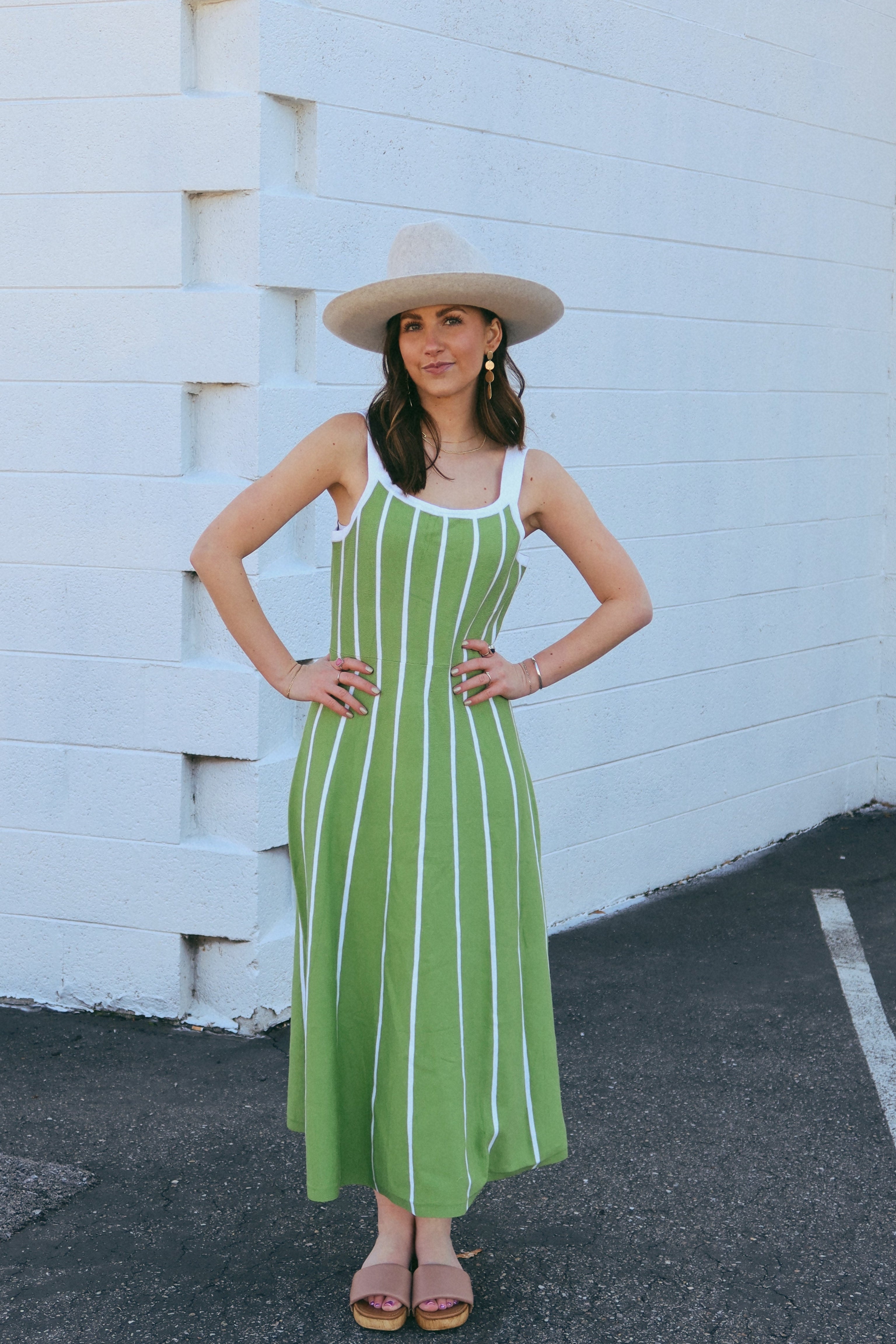 Luxuii Knit Casual Elegant A Line Swing Long Dresses