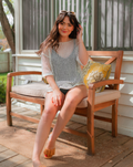 Luxuii Crochet Short Sleeve Hollow Out Cover Ups