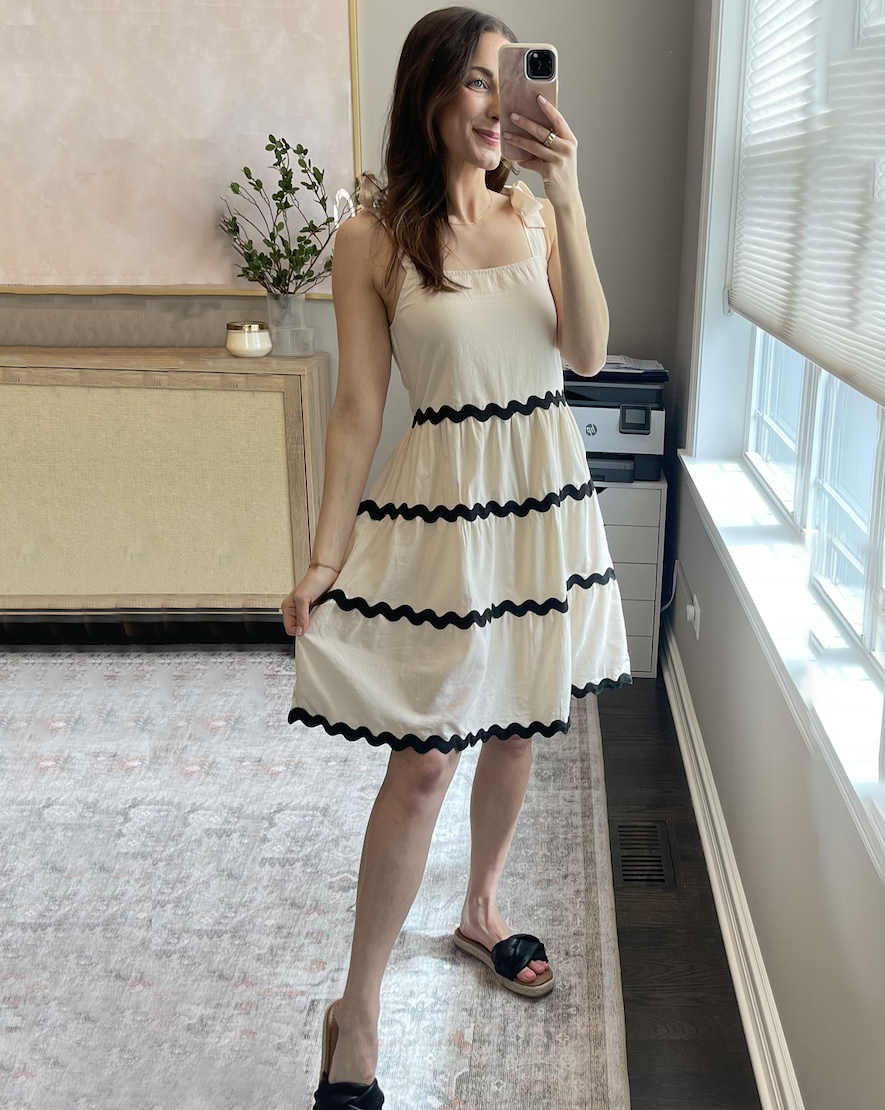 Luxuii Spaghetti Straps Smocked Backless Flowy Mini Dress