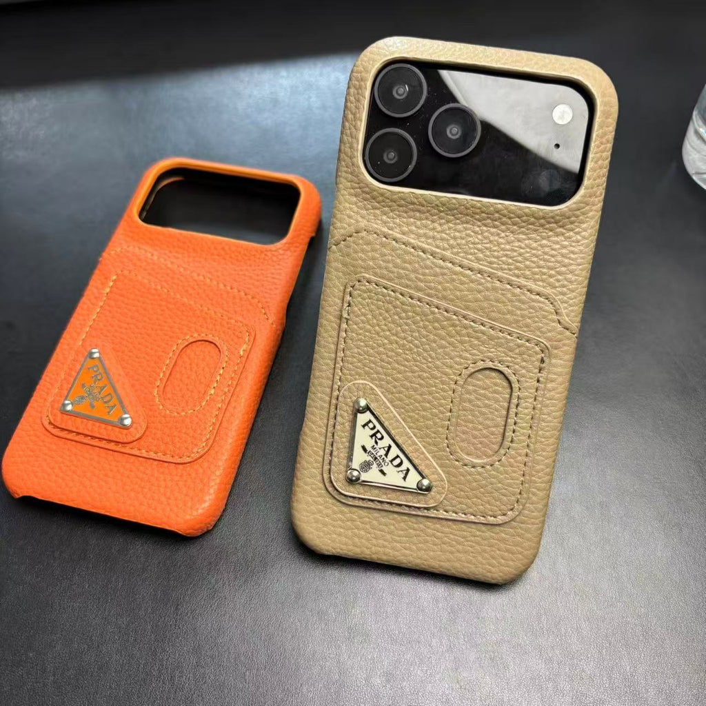 Stylish Case with Card Holder For iPhone 13-17