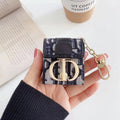 Vintage Monogram Mini Pouch with Gold Clip