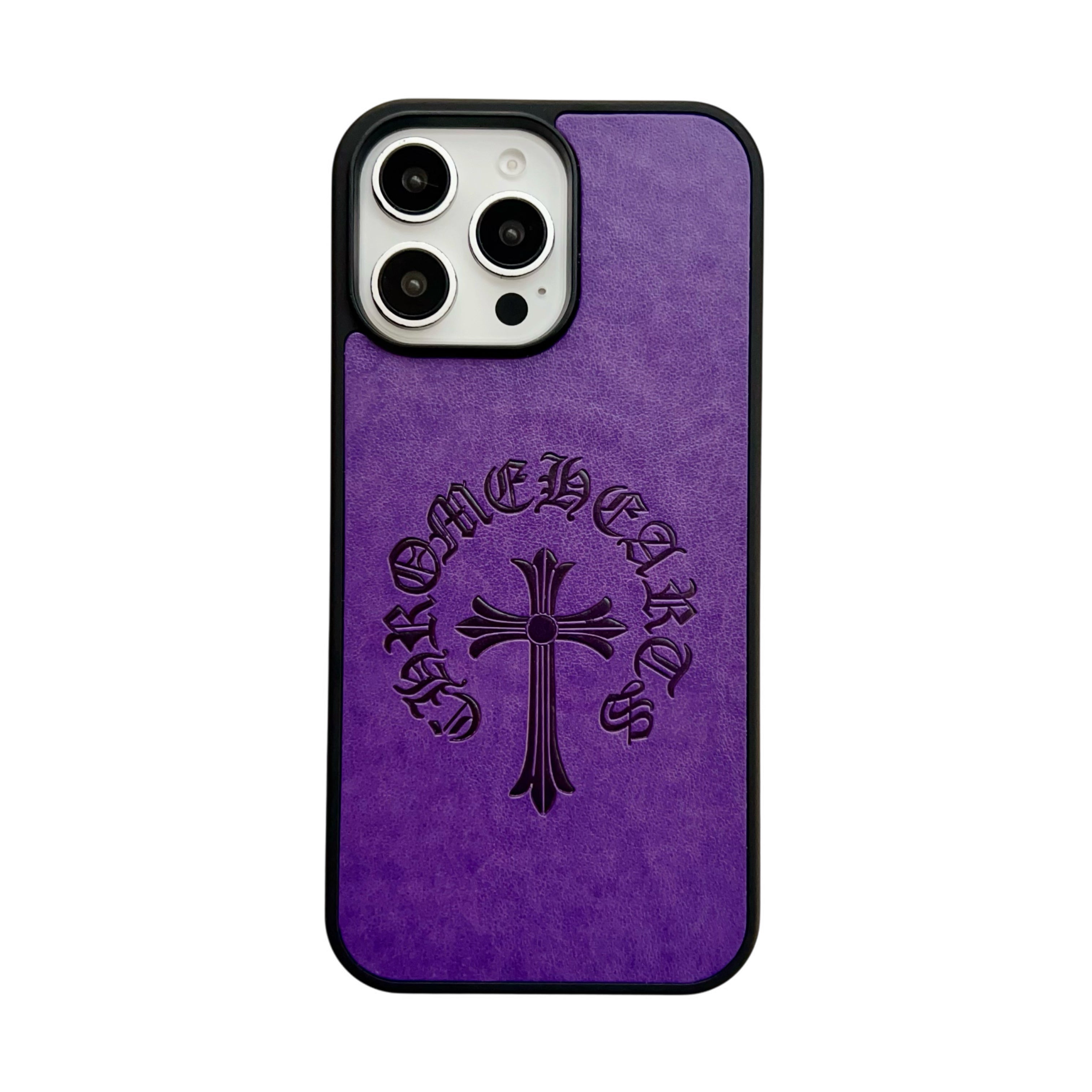 Premium Cross Pattern MagSafe Compatible iPhone Case