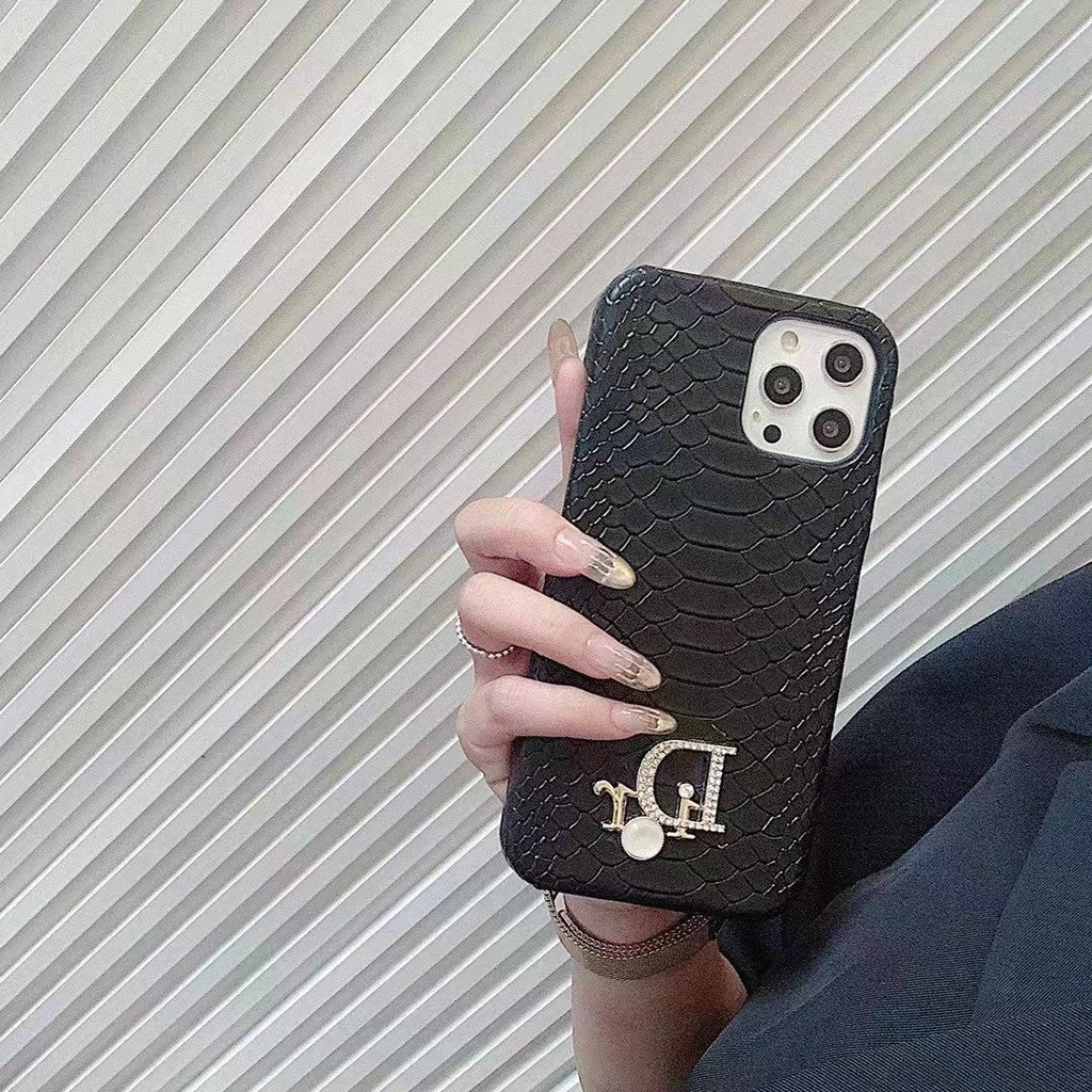 Serpent Pattern Luxury Phone Case for iPhone
