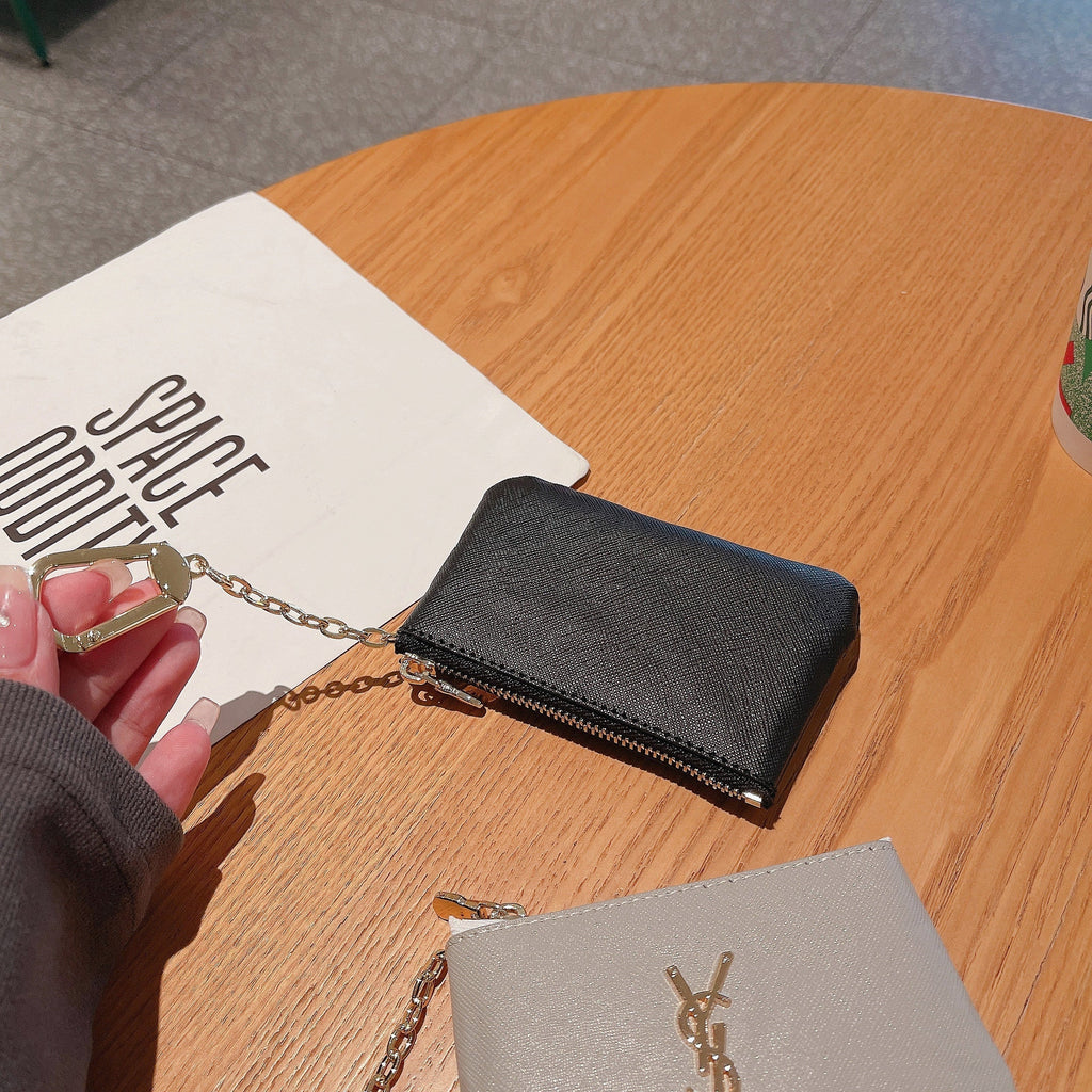 Luxury Inspired Coin Pouches with Keychain