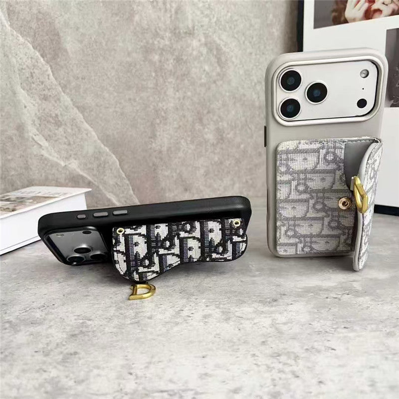 Leather Phone Case With Card Holder For iPhone 17/ 16 / 15/ 14