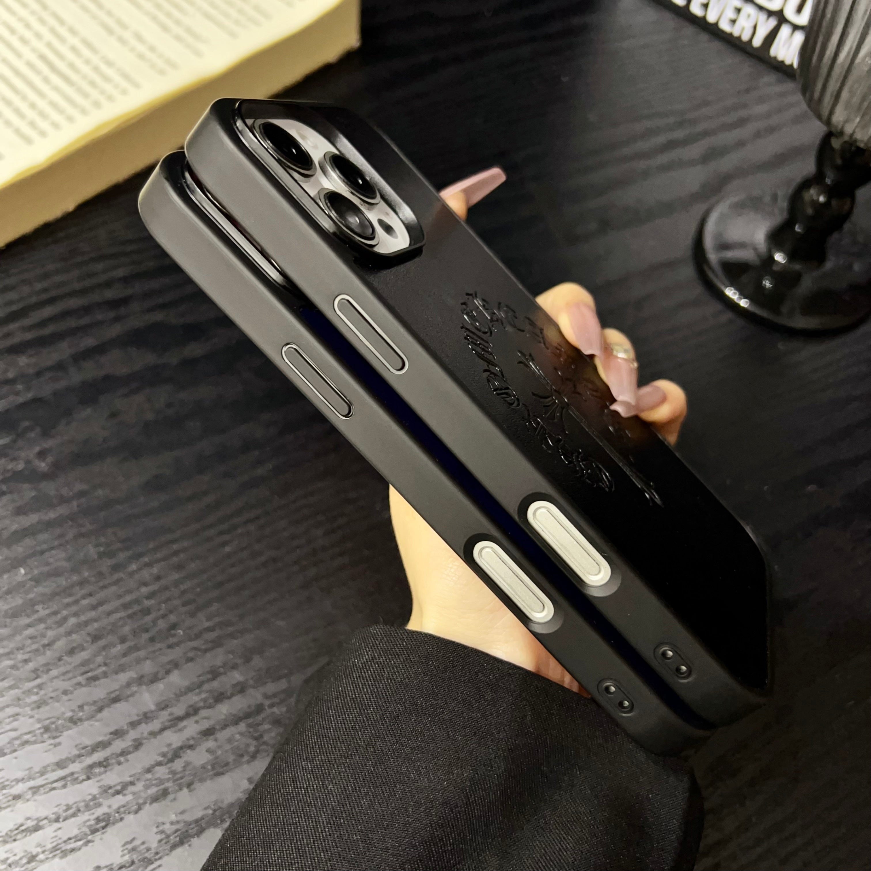 Premium Cross Pattern MagSafe Compatible iPhone Case
