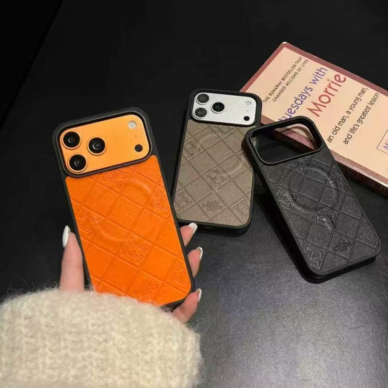 Magsafe Luxury Leather Case For iPhone 17 / 16 / 15 / 14