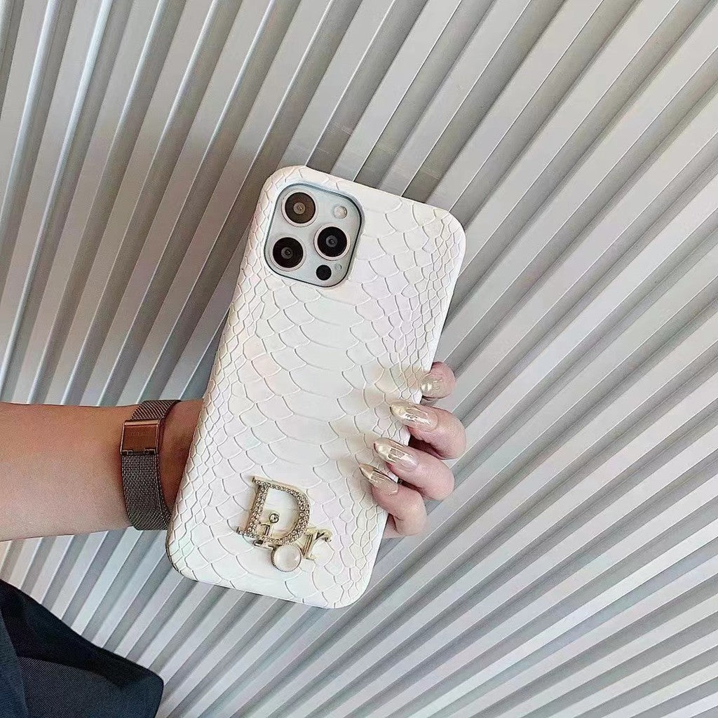 Serpent Pattern Luxury Phone Case for iPhone