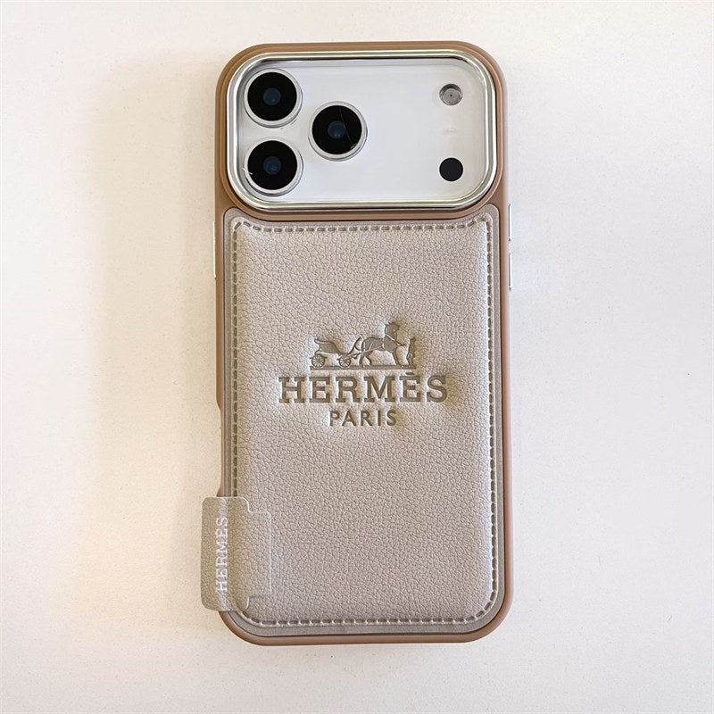 Premium Leather Style Case for iPhone 12 - 17 Series