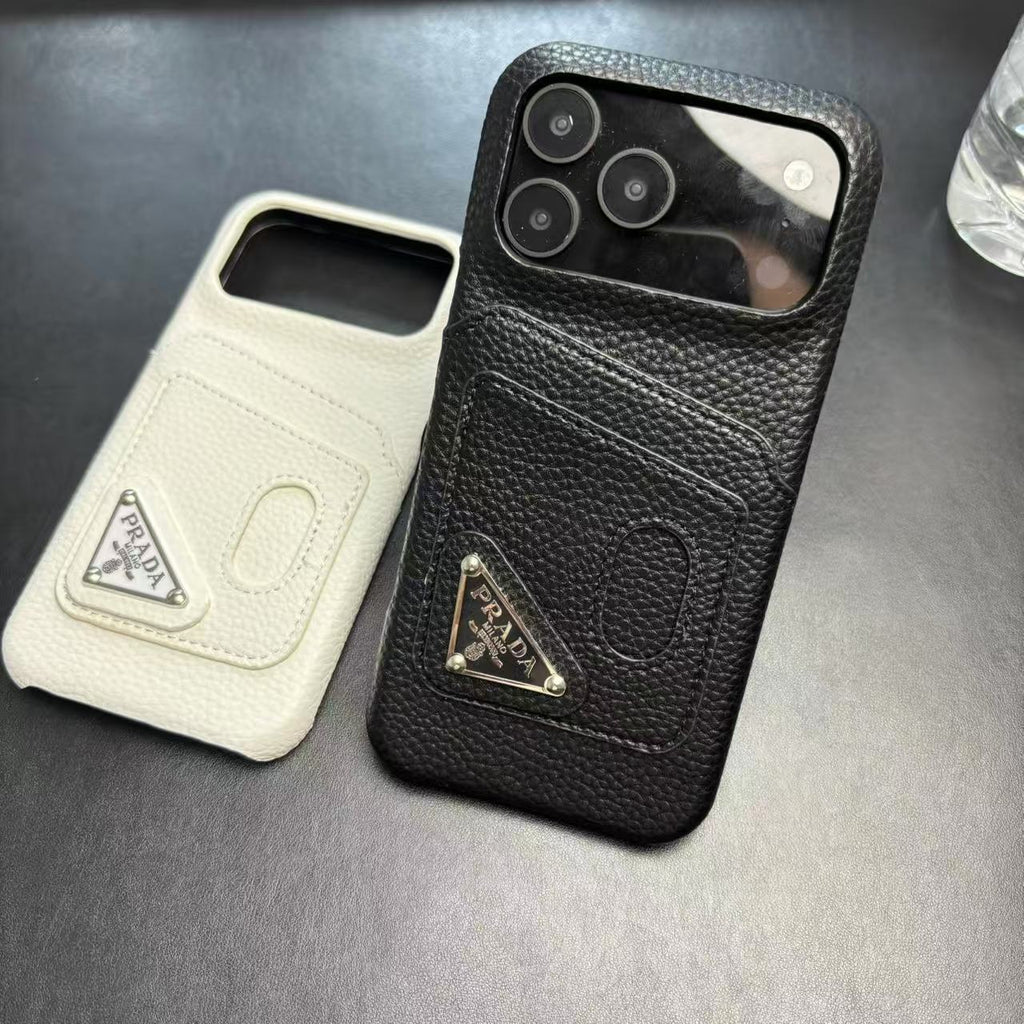 Stylish Case with Card Holder For iPhone 13-17