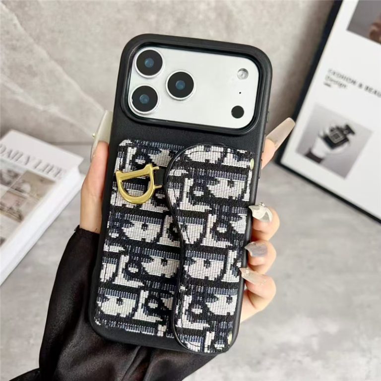 Leather Phone Case With Card Holder For iPhone 17/ 16 / 15/ 14